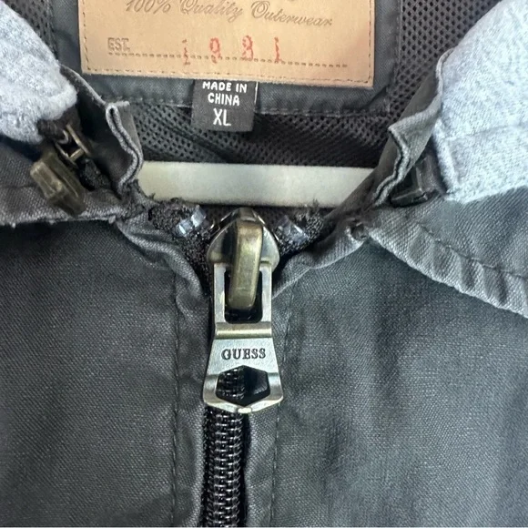 Guess Men’s Jacket with Detachable Hoodie Size XL - Picture 14 of 14